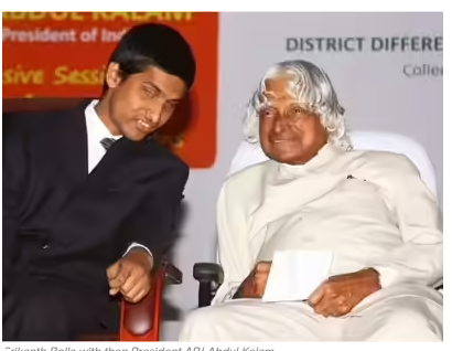 sreekanth bolla is hero of apj abdual kalam  