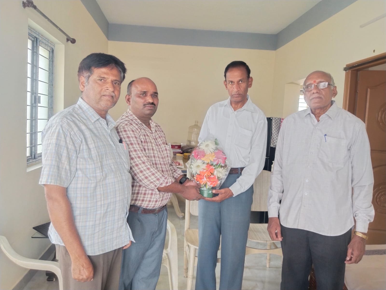   Mr. Raja Reddy, a Mathematics lecturer, has launched the NEET 2026 Mock Test promotional video.